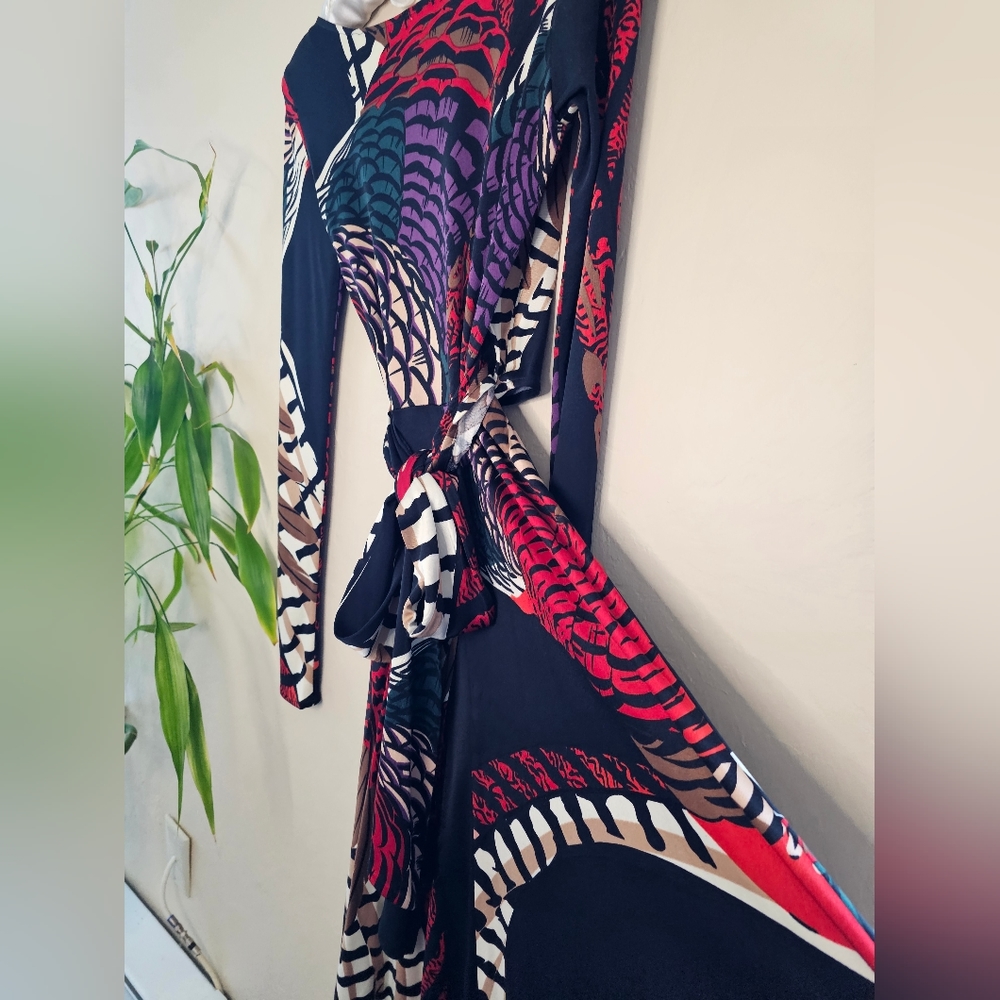 Issa London half wrap dress